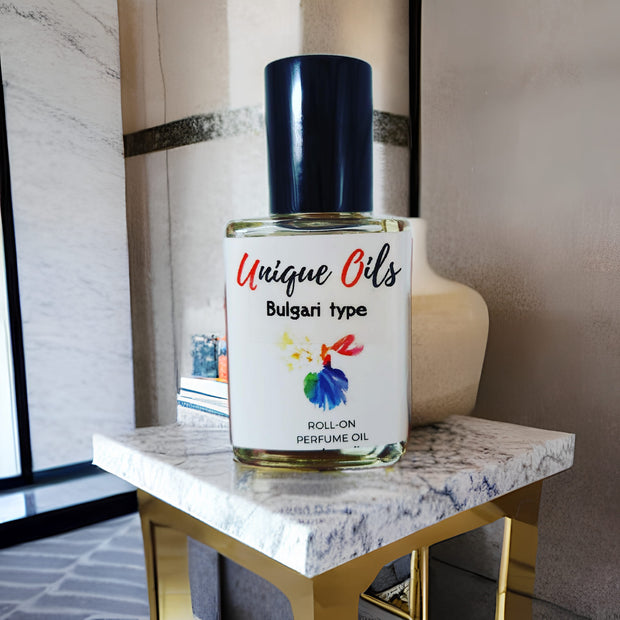 Cool Citrus Basil Perfume Body Oil (Unisex)-Unisex Body Oils-Unique Oils-1/3 oz roll-on bottle-Unique Oils