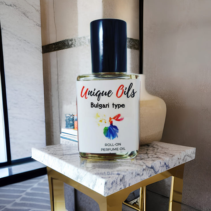 Bulgari Perfume Fragrance Body Oil Roll On (L) Ladies type-Ladies Body Oils-Unique Oils-1/3 oz roll-on bottle-Unique Oils