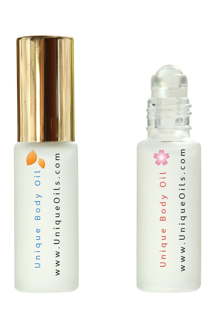Mango Peach Perfume Body Oil (Unisex) type-Unisex Body Oils-Unique Oils-1/3 oz roll-on bottle-Unique Oils