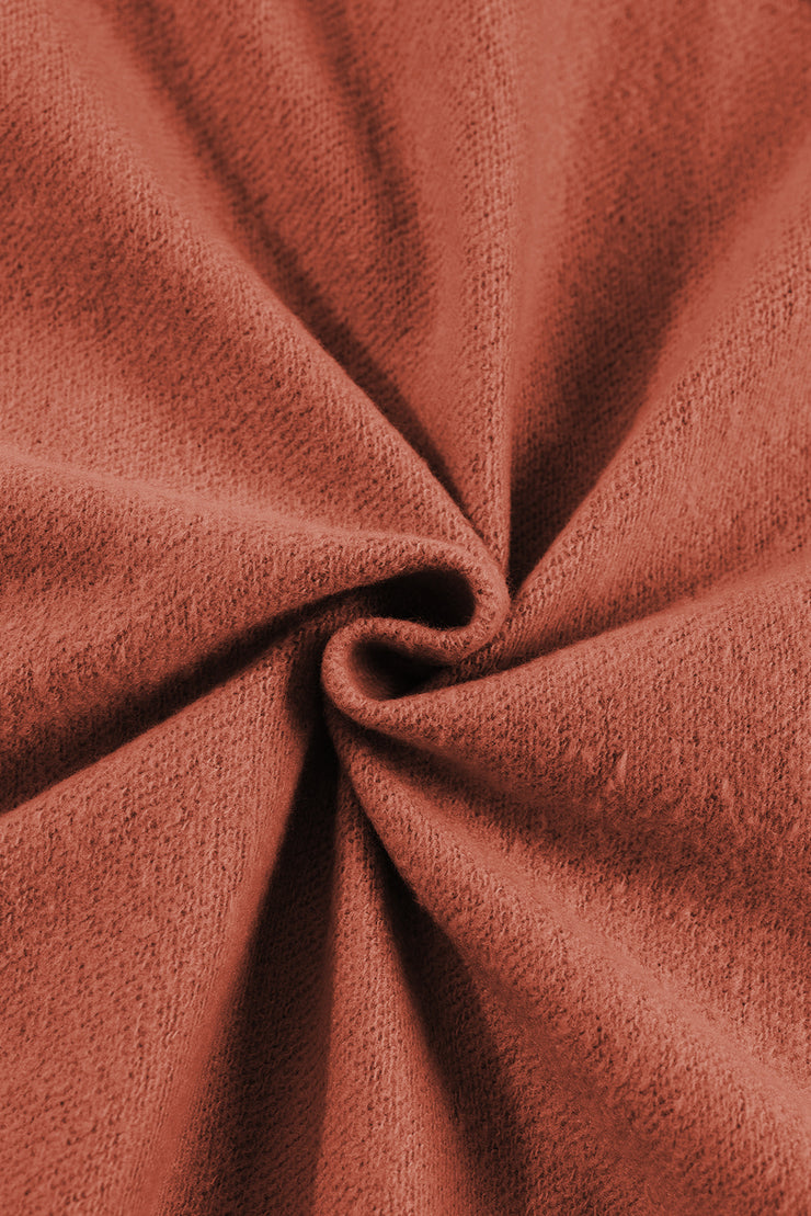 Sudadera con cuello alto, mangas con abertura para el pulgar y forro polar de flamenco