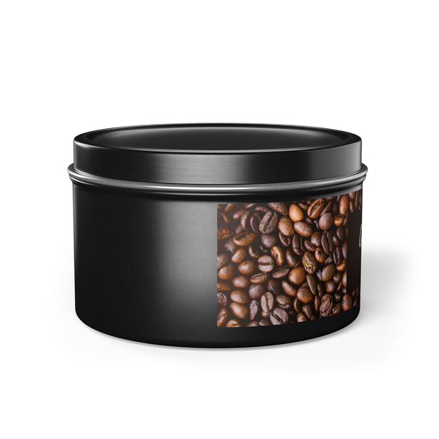 Unique Oils - Fresh Coffee Tin Candle