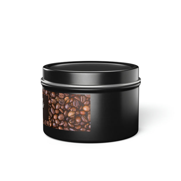 Unique Oils - Fresh Coffee Tin Candle
