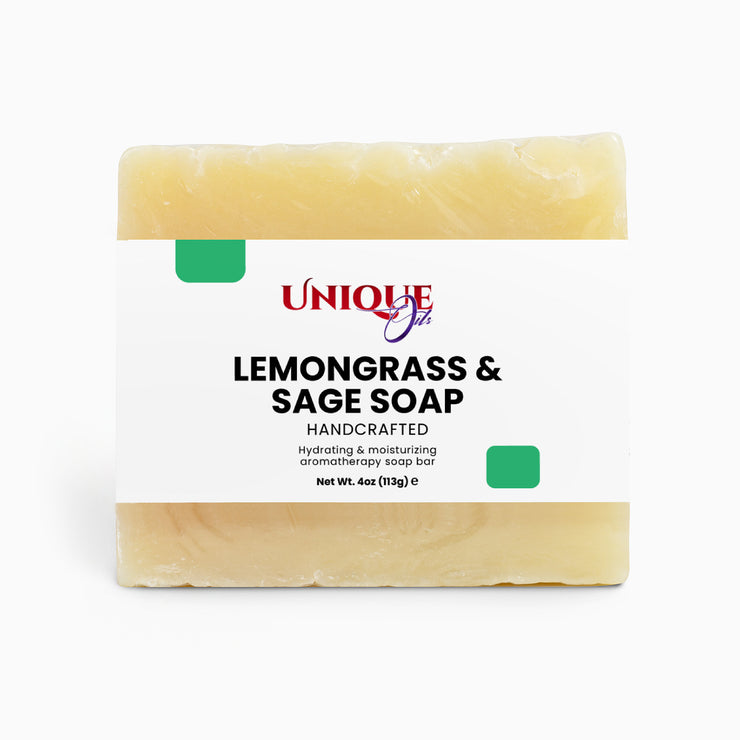 UNIQUE OILS Lemongrass & Sage Soap