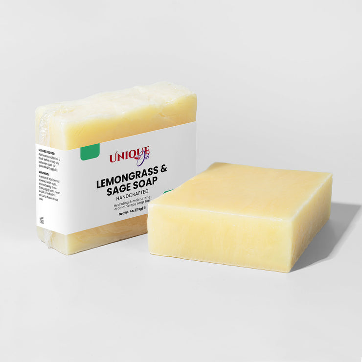 UNIQUE OILS Lemongrass & Sage Soap