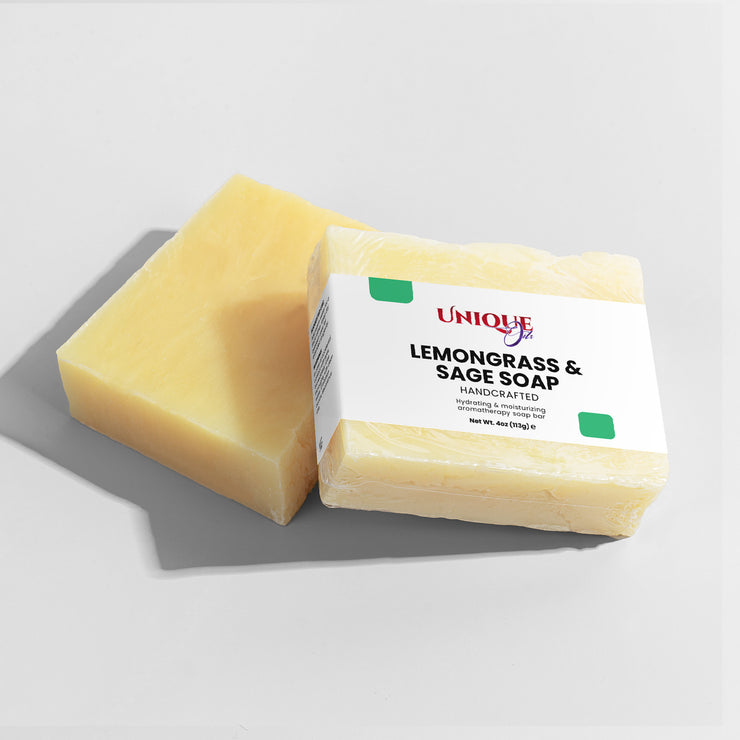 UNIQUE OILS Lemongrass & Sage Soap