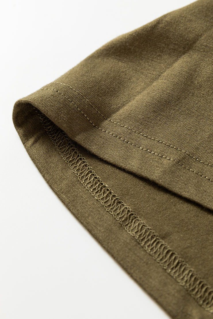 Green Lightweight Long Sleeve Open Front Duster Cardigan