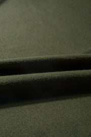 Four Leaf Clover Solid Color Extended Cuffs Long Sleeve Top