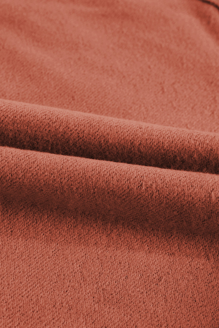 Sudadera con cuello alto, mangas con abertura para el pulgar y forro polar de flamenco