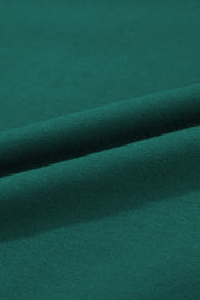 Conjunto de 2 piezas de camiseta y falda con hombros caídos y borde en bloques de color Evergreen