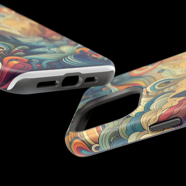 FASHION JUNKY - Groovy Psychedelic Magnetic Tough Phone Case