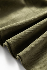 Black Ribbed Knit Slim Bodice Contrast Flared Skirt Patchwork Belted Dress