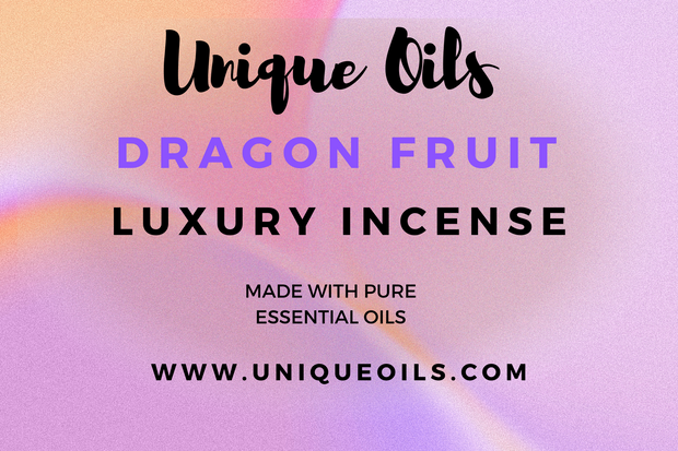 Unique Oils Luxury Incense - Dragonfruit (Pack of 10)