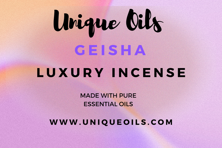 Encens de luxe aux huiles uniques - Geisha (Pack de 10)