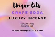 Unique Oils Luxury Incense - Grape Soda (Pack of 10)