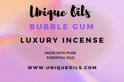 Encens de luxe Unique Oils - Bubble Gum (Pack de 10)