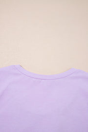 Orchid Petal Mineral Wash Casual Round Neck Tank and Straight Loose Drawstring Pants Set