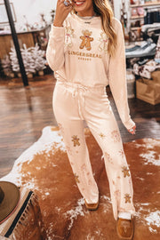 Jet Stream GINGERBREAD BAKERY Christmas Print 2pcs Lounge Set