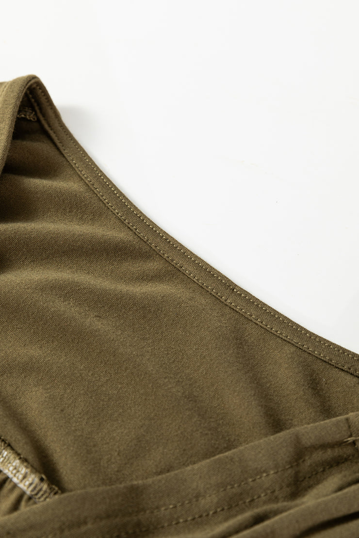 Green Lightweight Long Sleeve Open Front Duster Cardigan