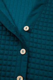 Skobeloff Waffled Textured Raw Edge Patchwork 2pcs Loose Pant Set