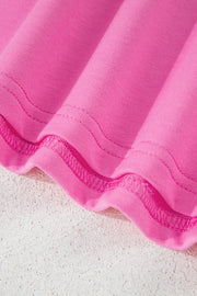 Camiseta informal con parche frontal a rayas Bonbon