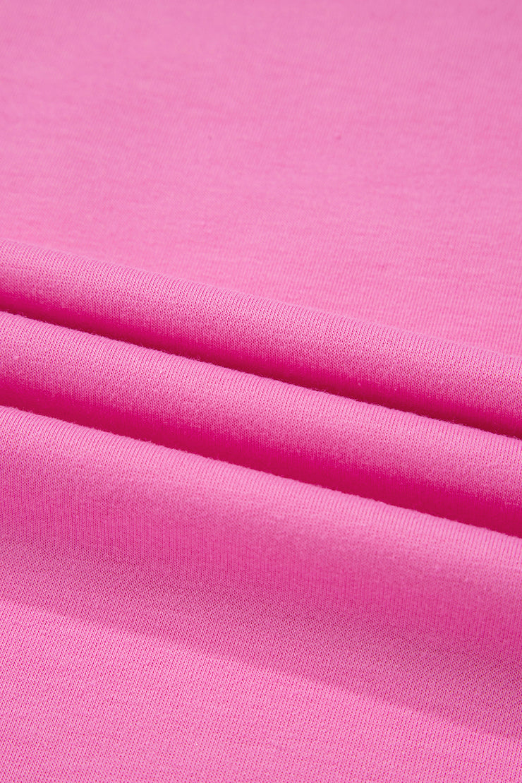 Camiseta informal con parche frontal a rayas Bonbon