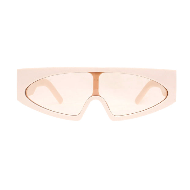 Sunglasses Pink Thin Visor Modern Eyewear Women