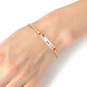 John 3:16 Gold Hook Bangle