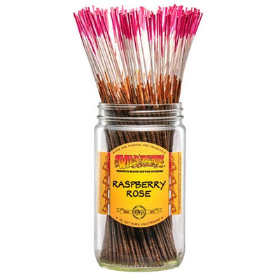 Raspberry Rose Incense Sticks (Pack of 10)-Incense-Fragrances & More-Unique Oils