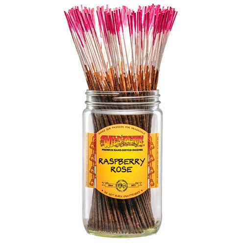 Raspberry Rose Incense Sticks (Pack of 100)-Incense-Fragrances & More-Unique Oils